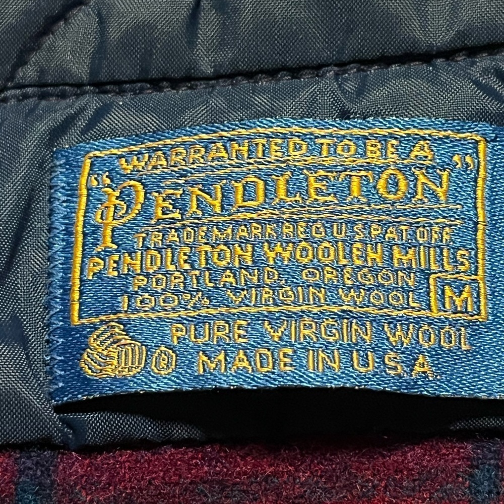 Pendleton Plaid Pure Virgin Wool Button Down Shir… - image 8